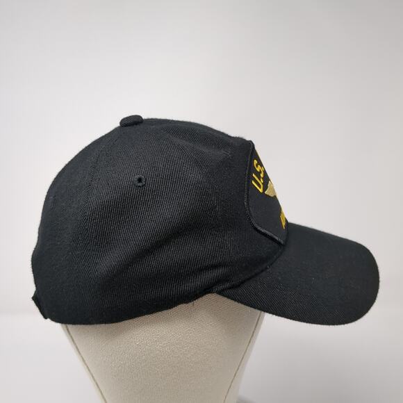 U.S. Naval Aviation Strapback Baseball Cap Black One Size Adjustable Nissi - Picture 5 of 9